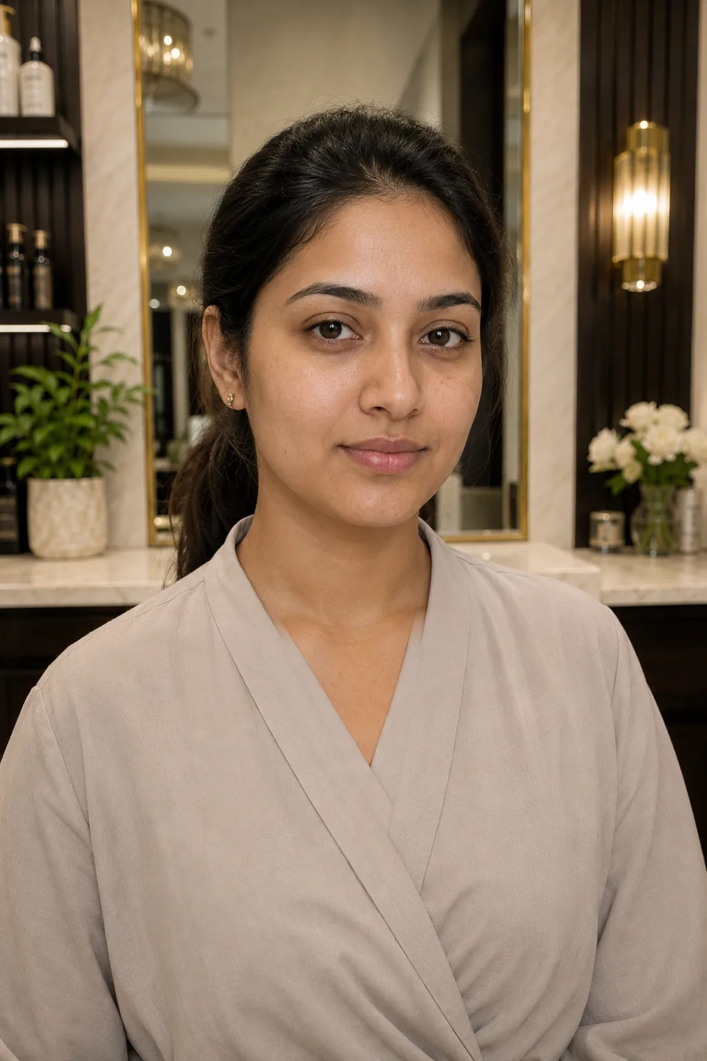 Before event makeup at HM Beauty Lounge