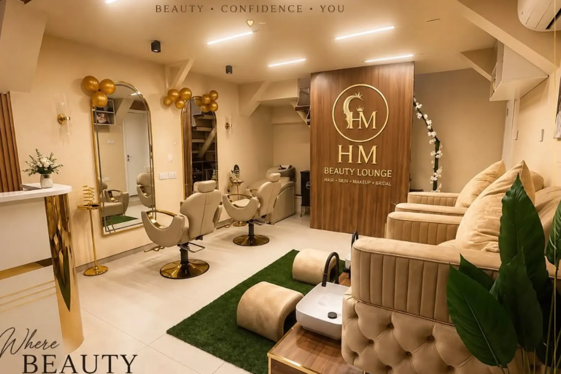 Hair services at HM Beauty Lounge