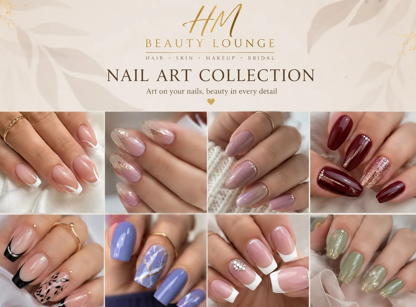 HM Beauty Lounge nail art collection